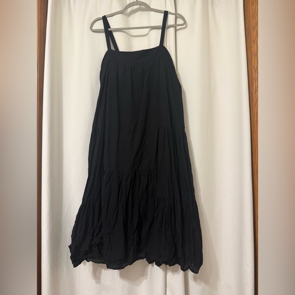 Jenni Kayne Black Tiered Midi Summer Dress Size S - Picture 2 of 7